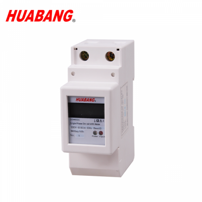 Single Phase Rs485 Modbus Rtu Advance Parameter Display Din Rail Electric Power Meter